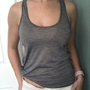 Lululemon gray singlet top
